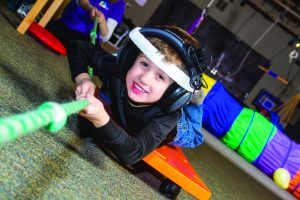 Pediatric Therapy Center’s therapeutic listening program is part of it occupational therapy & sensory integration therapy to help a child further develop sensory motor skills.